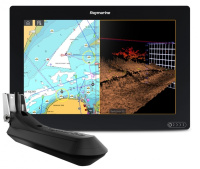 Raymarine AXIOM 12 RV, Multi-function 12 Display with integrated RealVision 3D, 600W Sonar with RV-100 transducer"